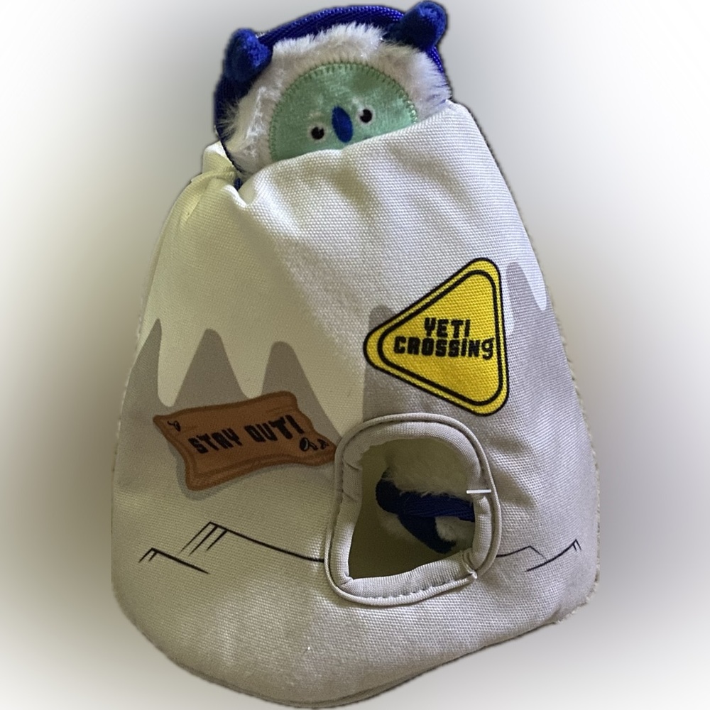 NWT LEAPS & BOUNDS YETI BURROW DOG TOY